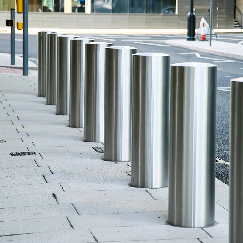 Wholesale Custom Road Parking Restraints Post Fixed Barrier Residential Permanently Fastened Steel Bollard
