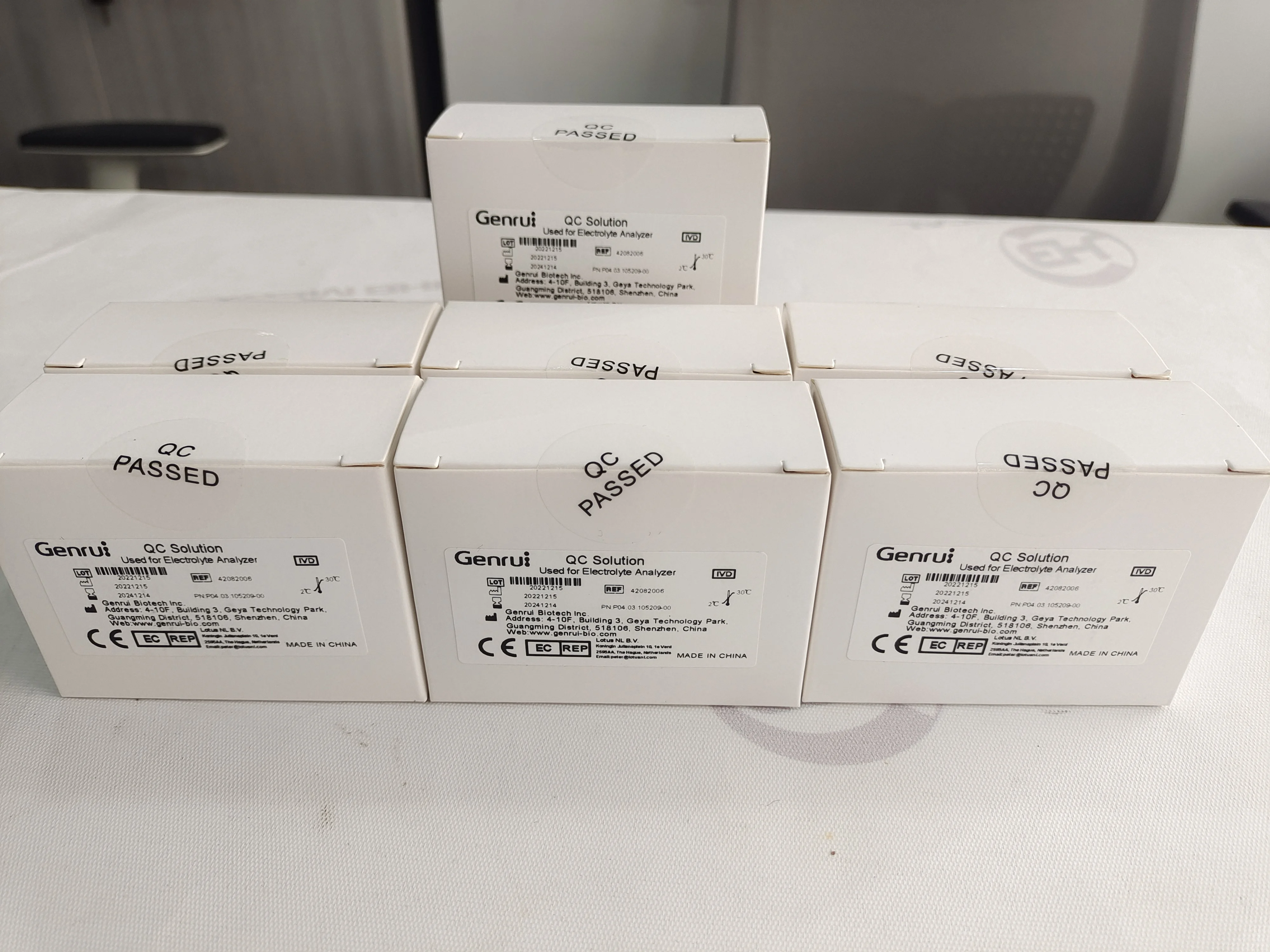 Оригинальный Электролитный реагент Genrui RS-ISE RS-REF QC и раствор для очистки зонда депротеинизатор GE300 GE500