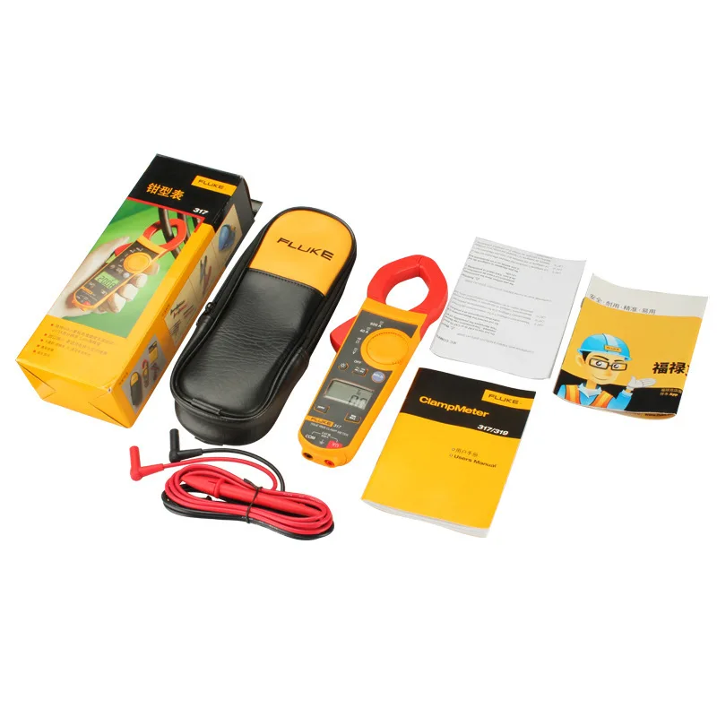 Digital clamp meter FLUKE 317 319 flexible current clamp multi-function F312 600A 1000A multimeter