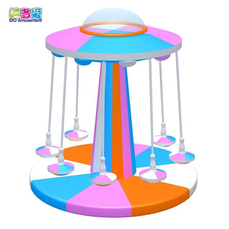 Kids Hottest Indoor Playground Electric Equipment Sweet Candy Tree Soft Play Turntable for Children