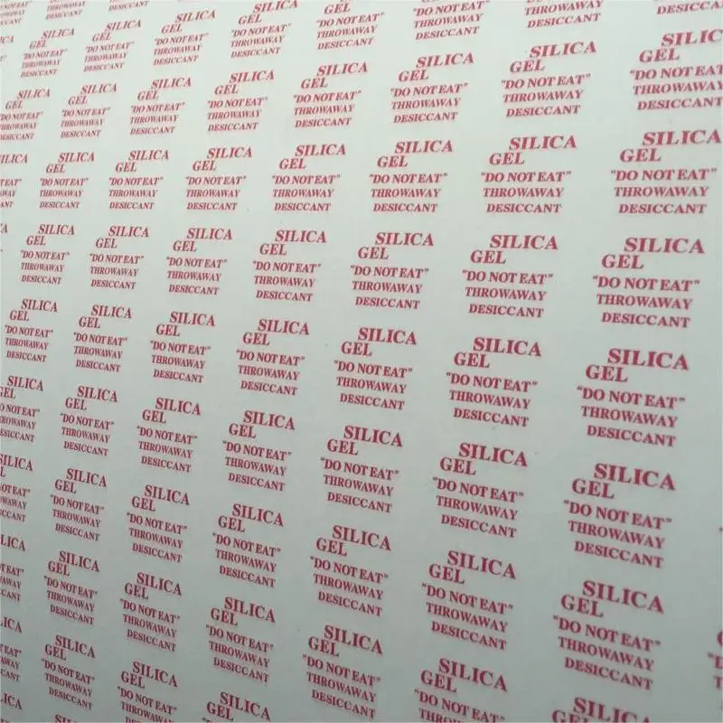 74gsm customized food grade silica gel desiccant  packaging paper roll