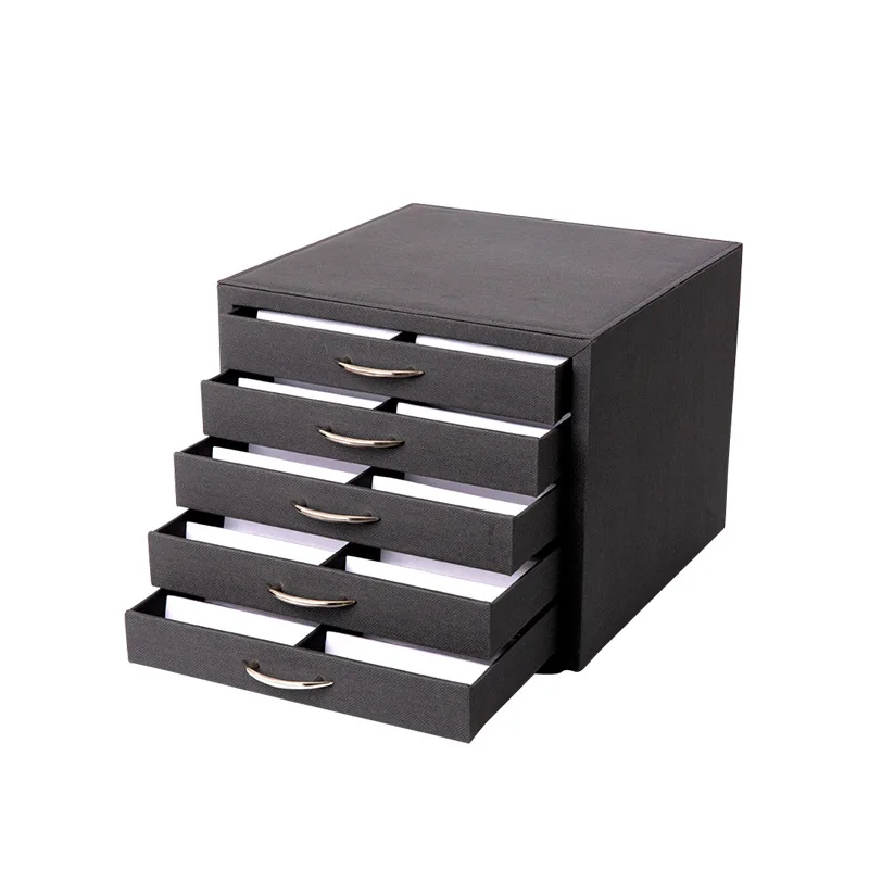 Wholesale Glasses Display Drawer Cabinet Black Optical Shop Desktop Eyeglass Storage Case Boxes Sunglasses Display Box