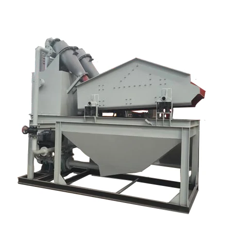 Small vibrating screen sand washing machine