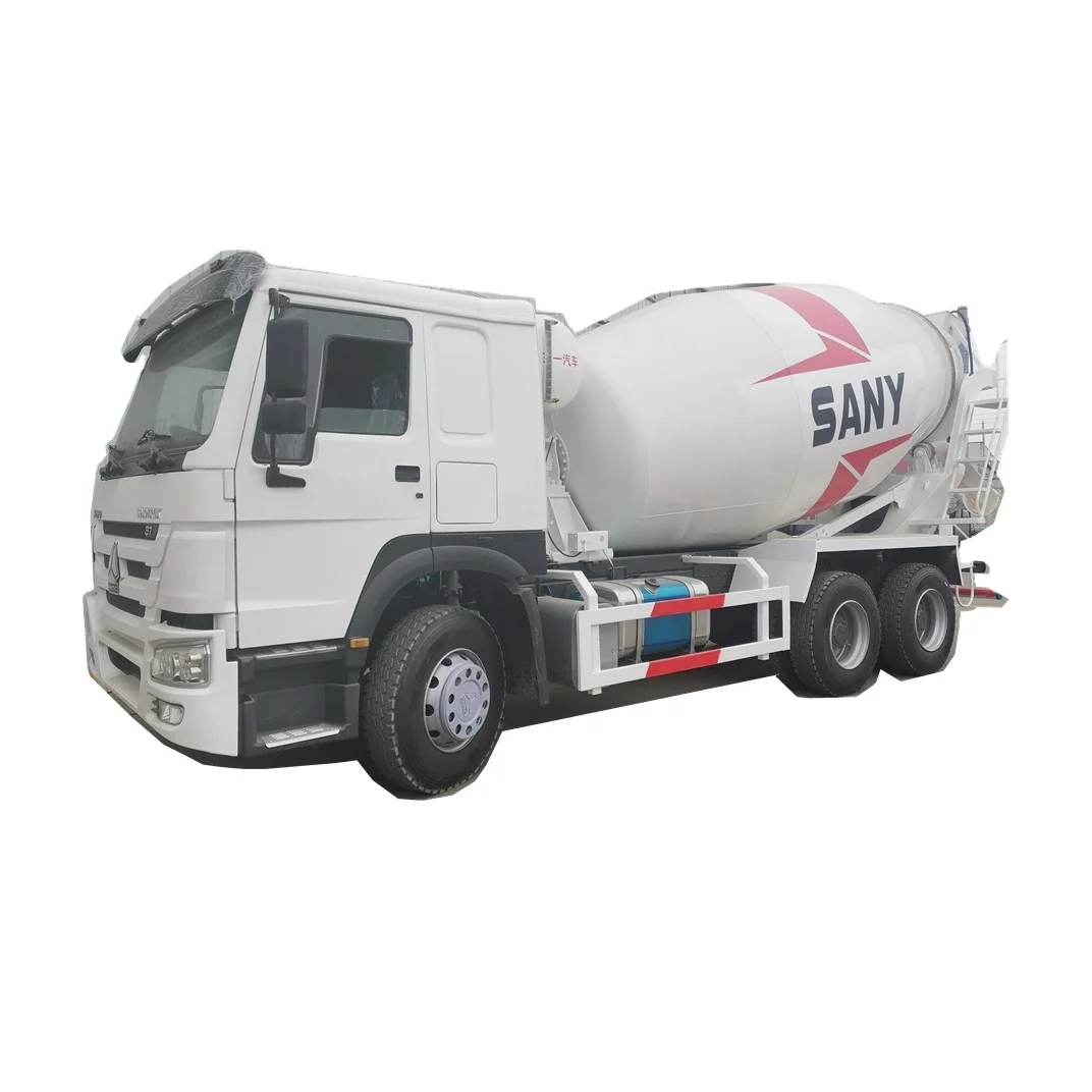 Б/у Sinotruk HOWO 6X4 375HP 371HP Бетономешалка с новым баком