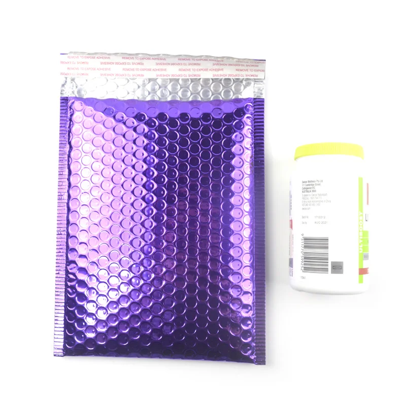 
Pack of 100 Poly Bubble Mailers Padded Envelopes Bubble Lined Poly Bag Self Seal Bubble Mailer 