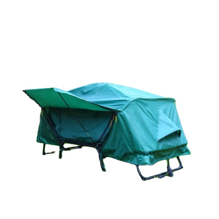 Unique Camping Tent Cot camping sleeping tent with bed Portable oxford fabric double layer tents