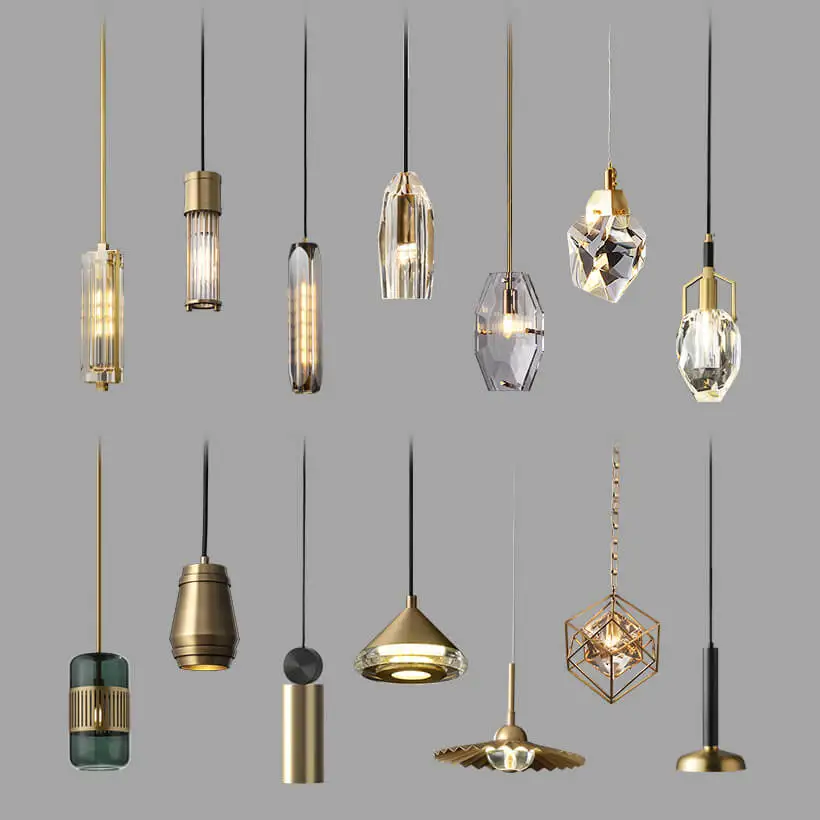 Vintage retro glass pendant light living room restaurant sphere  hotel decoration led glass ball pendant light