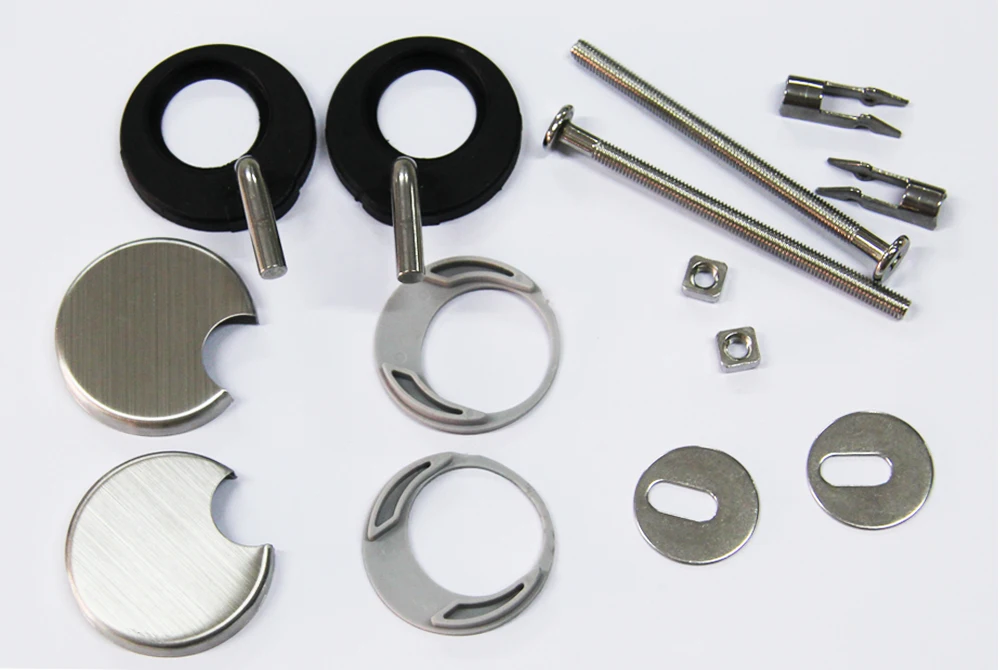 Factory  Stainless steel Soft Close Toilet Seat Cover Hinge For Bathroom