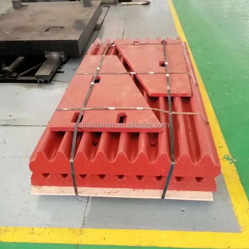 High Manganese Steel Casting C106 Jaw Plates Movable Jaw Plate Crusher Parts