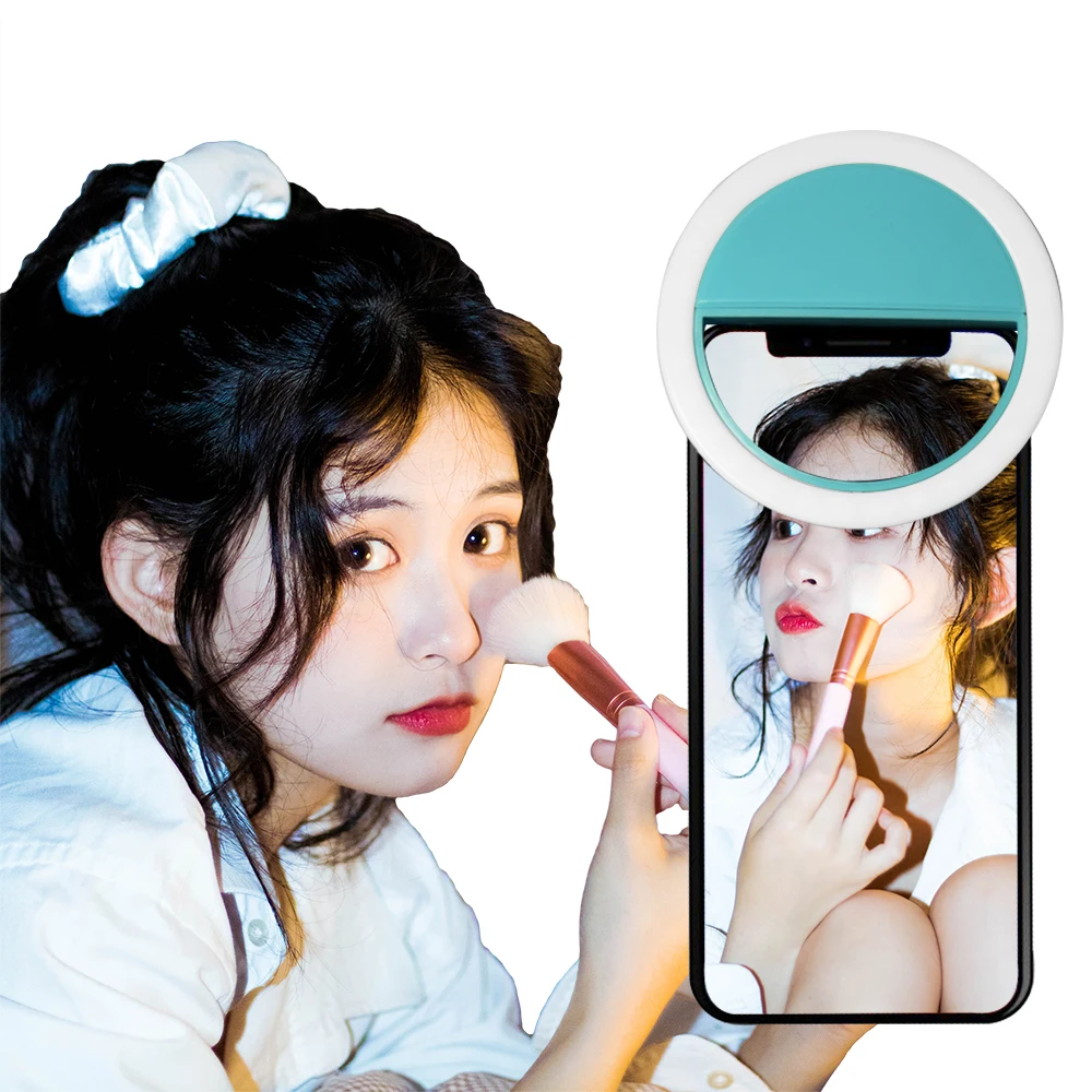 Promotional Phone Selfie  Fill Light Whitening Flash Led  Mobile Mini Portable Clip
