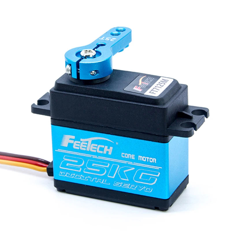 Feetech FT7125M 25KG Standard Digital Servo For 1/8 1/10 Scale RC Buggy Trucks Car Customizable DS3225M