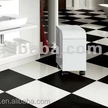vinyl floor tile Super black full body polished porcelain tile