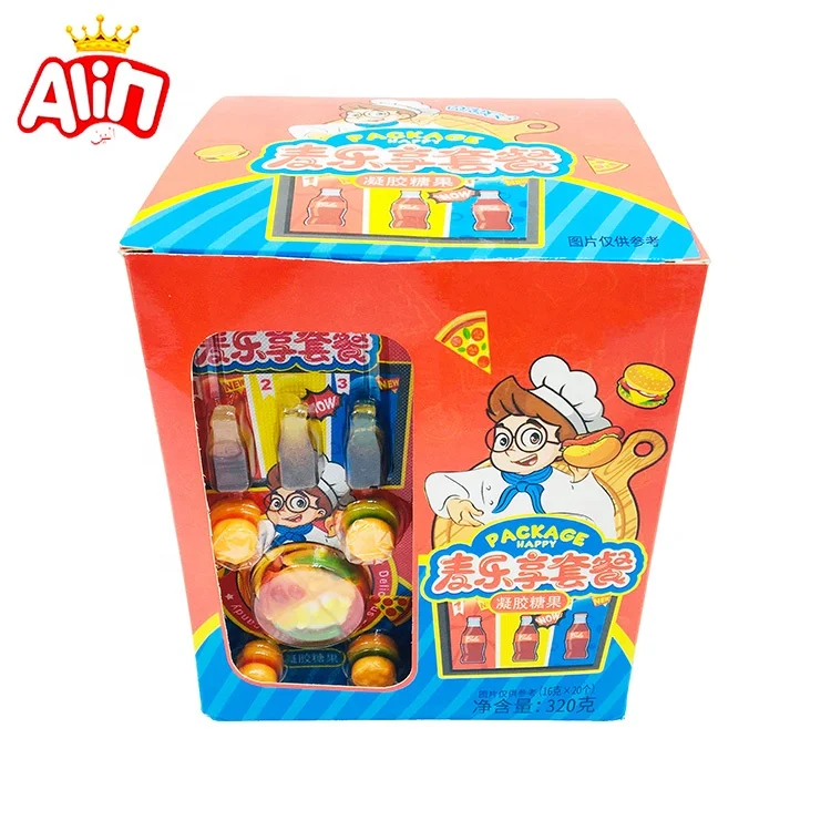 price candy  candy design  Soda pizza set fudge  cola jelly gummy