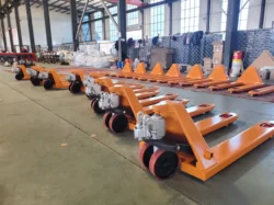 High sales of steel welding spraying process manual push hydraulic forklift hydraulische vorkheftruck