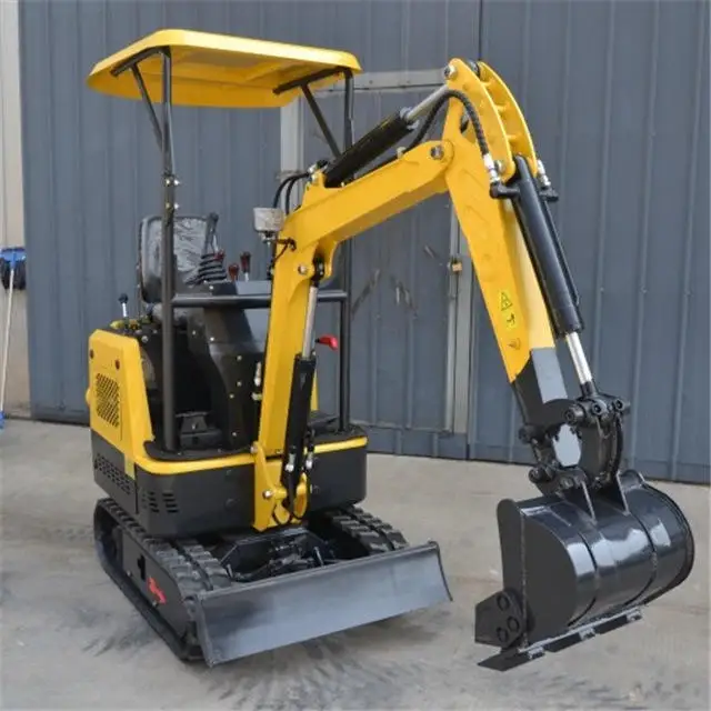 Free shipping small digger machine CE/EPA/EURO 5 compact 1.0ton 1.5ton mini excavators prices for sale with auger bucket