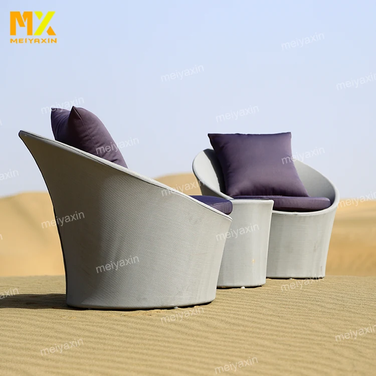  Best sell Luxury Aluminum Fire pit table Rattan Outdoor Furniture Garden Sofa
