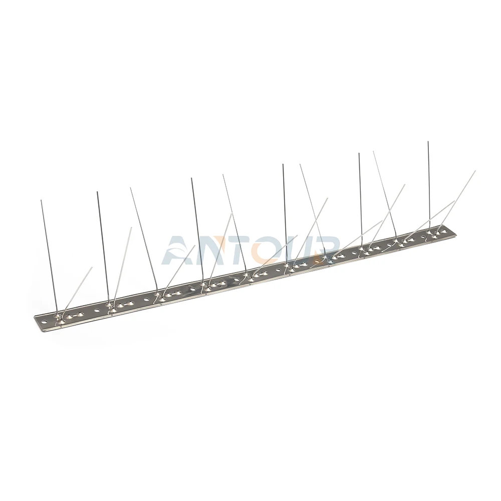 Pest Bird Control Equipment stainless steel ss 201 304 316 base and pins anti pigeon Bird Spikes