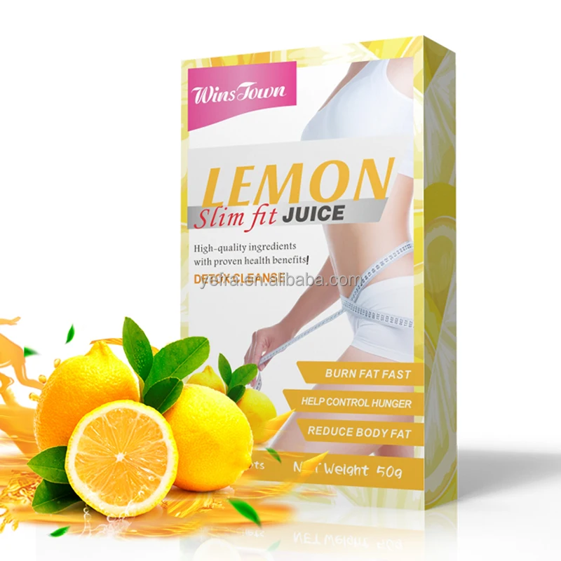 Lemon slimming juice Private Label Loss Weight Healthy Diet Concentrate Instant Powder lemon fruit flavor Slim Fit Juice
