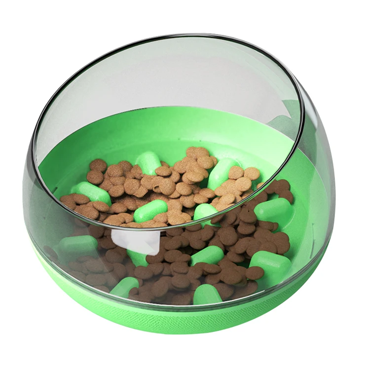 Popular Customized Creative Spill-Proof Tumbler Dog Pet Food Bowl Slow Feed