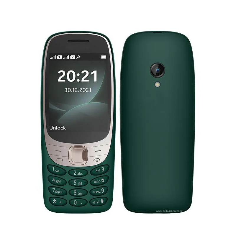 Second hand cellphone GSM feature mobile phone for NOKIA 6310 6300 3310 210 5310 110 105 brand new phone cheap price hot sale