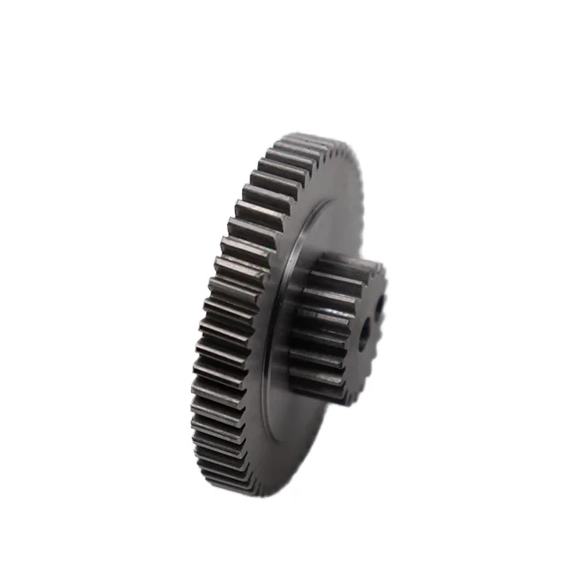 Professional CNC machining Gear Manufacturer Slanted Toothed Spur Double Gears Pinion