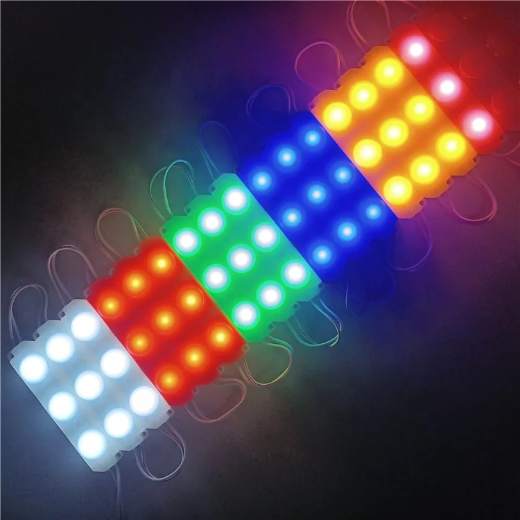 Индикаторные RGB-модули 94x20 мм 12 В 3 лампы чип smd2835 алюминиевая плата впрыскиваемый светодиодный модуль предупреждение о транспортном средстве осветительные