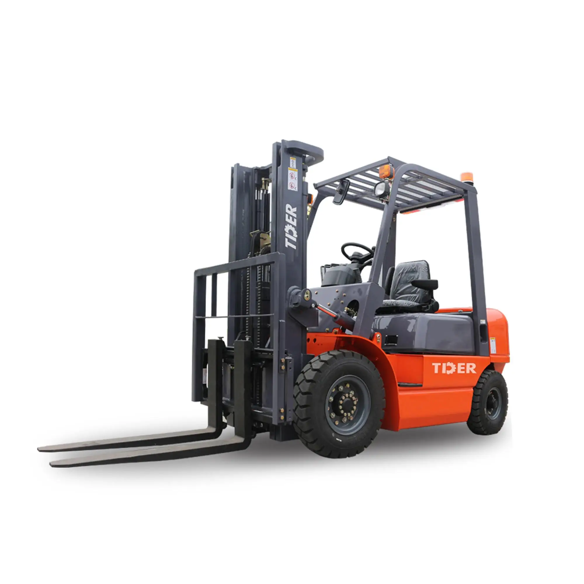 TDER 3-7 Meter Lifting Height Two Stage Mast Forklift Purchase 2.5 Ton Truck for Sale