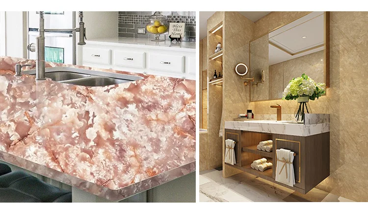 pvc sheet marble sticker