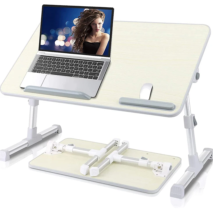 custom design small home office folding laptop standing desk mini bar counter manual height adjustable desk base 2 legs assembly