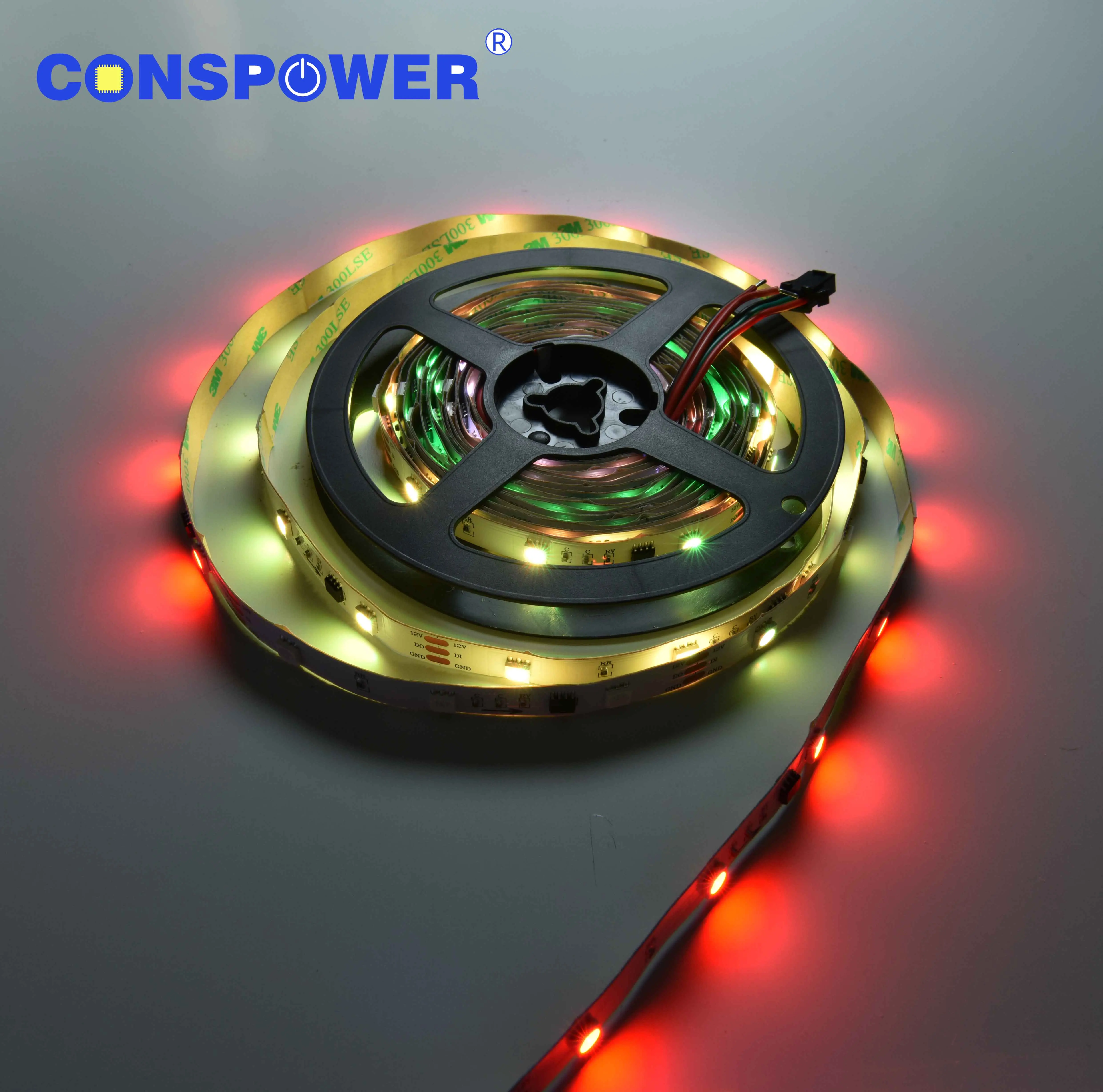 RGB5050 Digital Strip 30LEDS/M WS2811 5050 Color Strip 5050RGB 12V Addressable RGB Led Strip Manufacturer