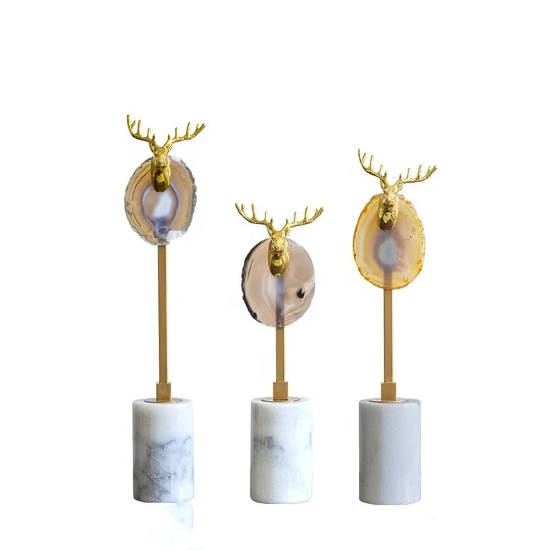 
Chinese style style solid marble the sitting room is decorated, agate furnishing articles 