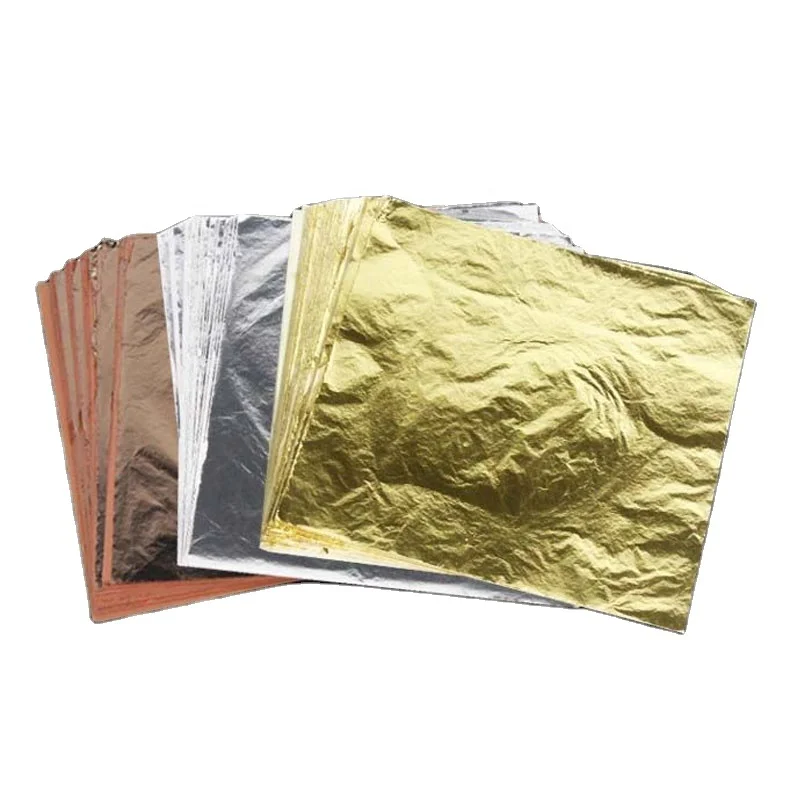 14cm/16cm  metal leaf copper leaf imitation Gold foil Leaf for craft deco