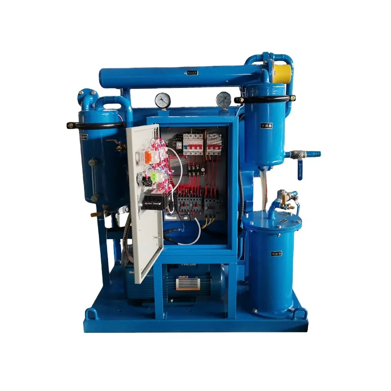 Oil Water Removal Degassing Impurities Remove Insulation Oil Purifier Equipment AOP-1V-100 with Vacuum Pump