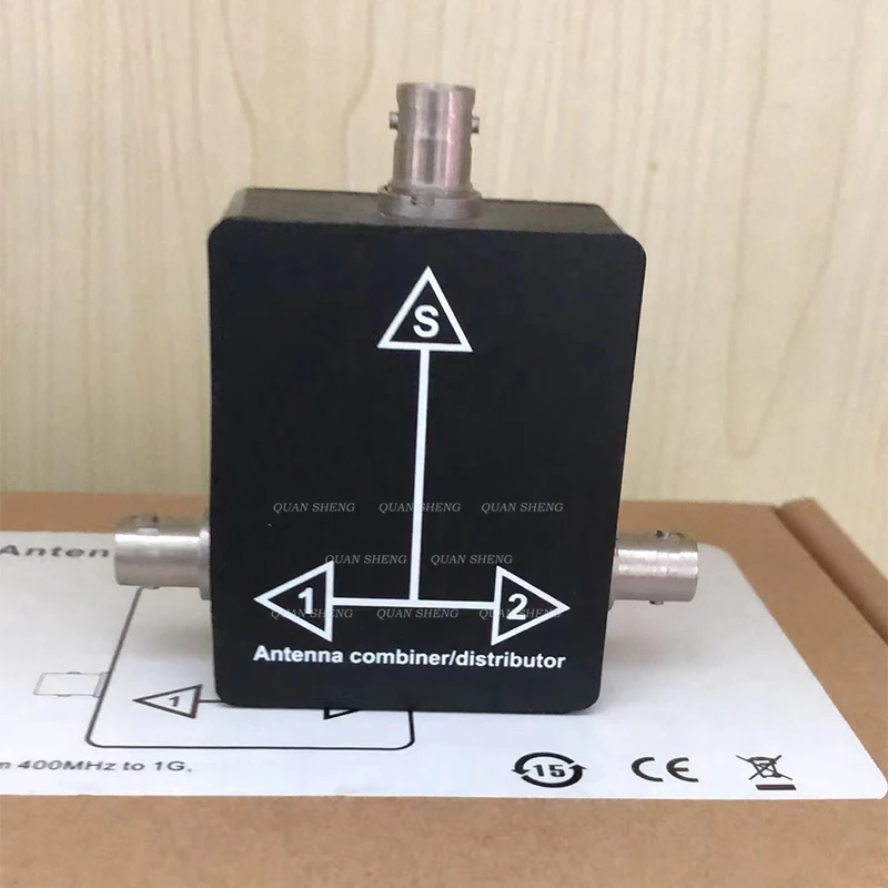 Passive Broadband UHF Antenna Splitter with BNC Ports for Wireless Microphone Antenna Distribution System