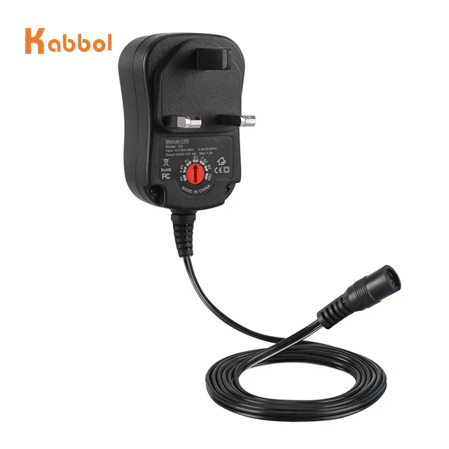 Adjustable 30W 12W Universal Power Supply 3V 4.5V 5V 6V 7.5V 9V 12V Adjustable Variable AC/DC Adapter with USB charger adapter