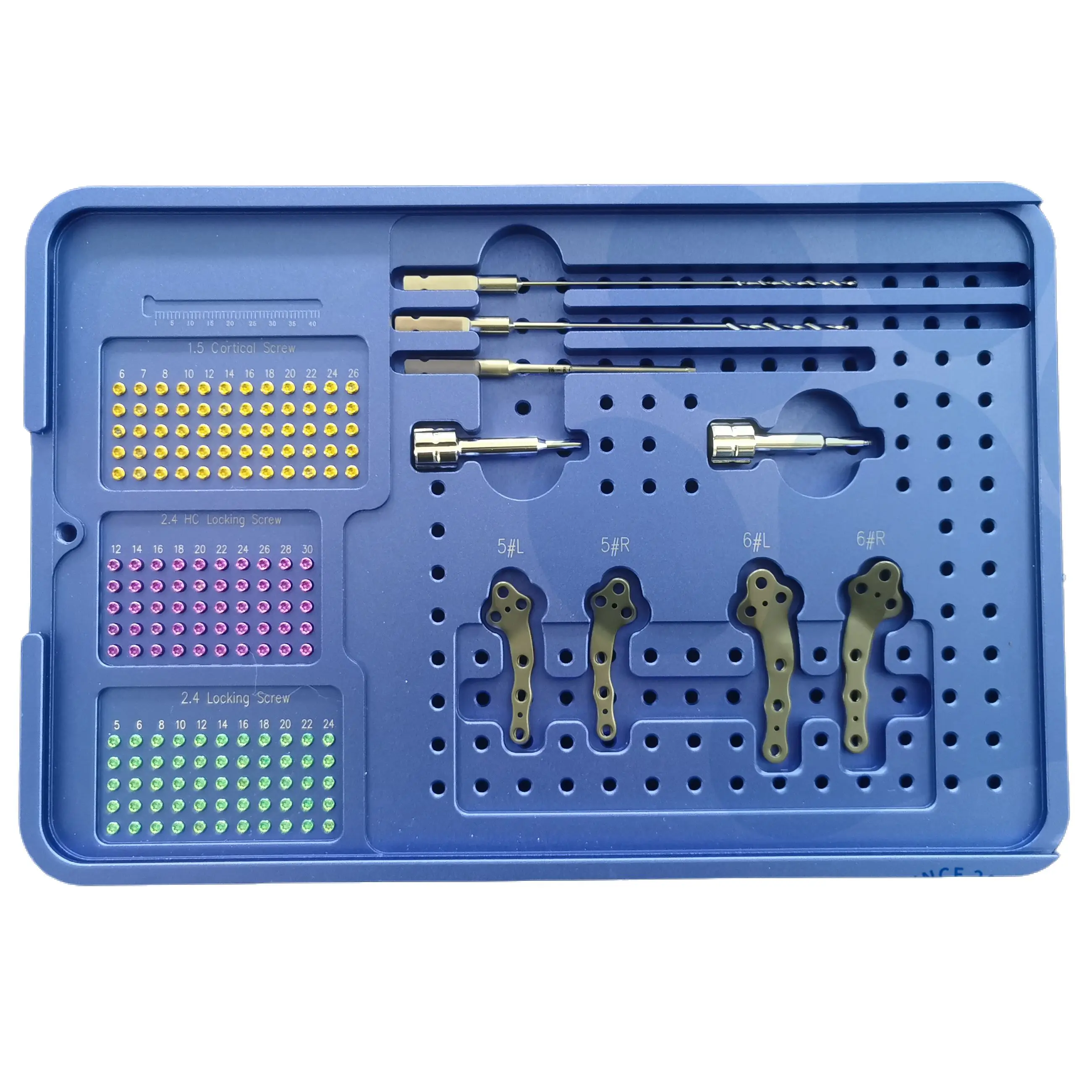 Veterinary Orthopedic Instruments Trauma Kit ALPS TPLO Bone Locking Screw & Plate Instrument Set L Type For Animal Surgery