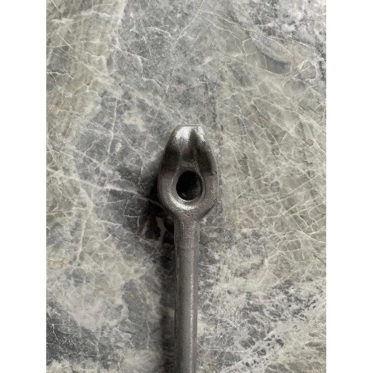 Custom Hot Dip Galvanized 5/8 Anchor Rod Stay Rod Grade Machine Welded Thimble Eye Bolt