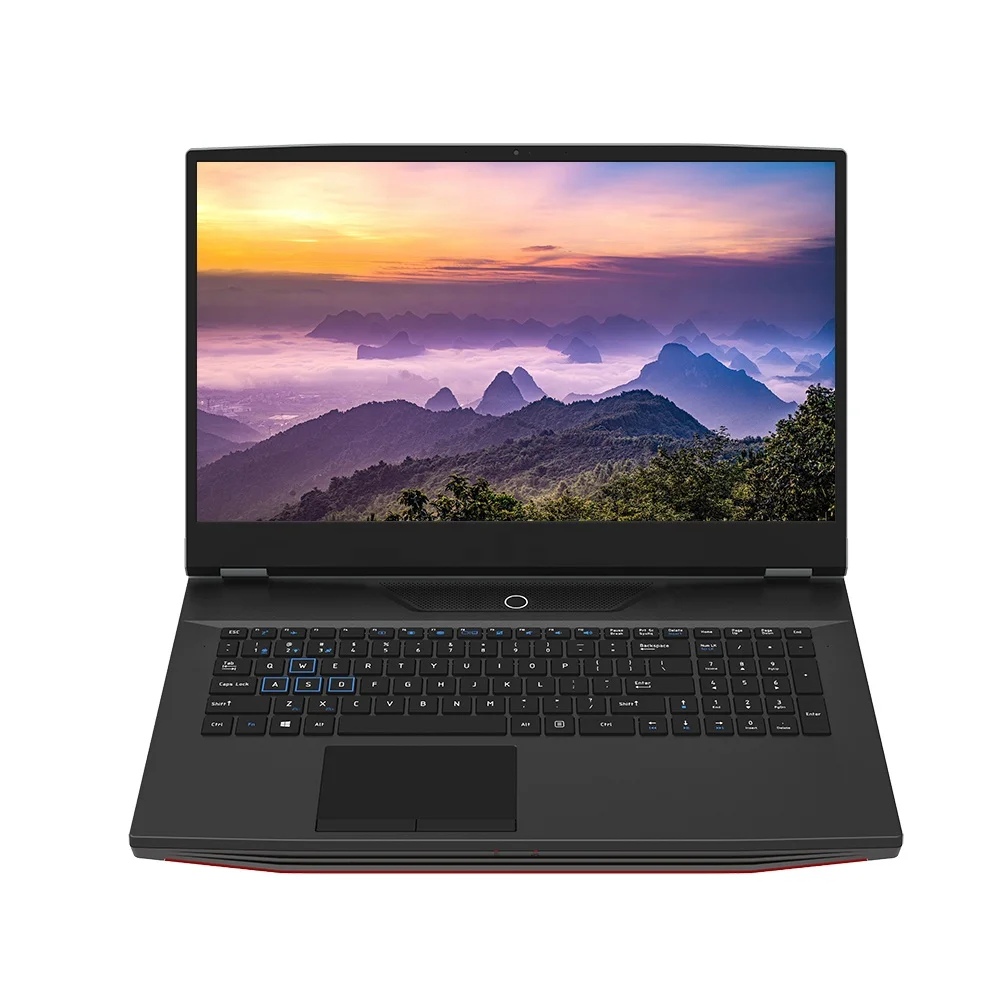 On stock Christmas gaming laptop 17.3 Inch Intel Core I7 SSD Win 11 games notebook at computer store