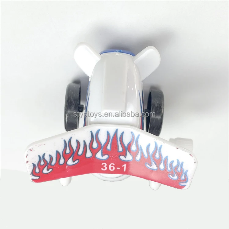 Cartoon Wind-up Fliping Toy Plane Mini Classic Wind Up Airplane Toy Retro Aircraft Figure Model