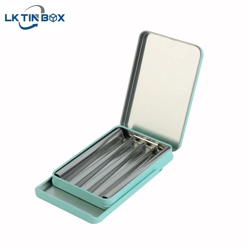 Hot Selling Smell Proof Packaging Cr  Old Tobacco Cans Child Proof Cigarette Tin Box