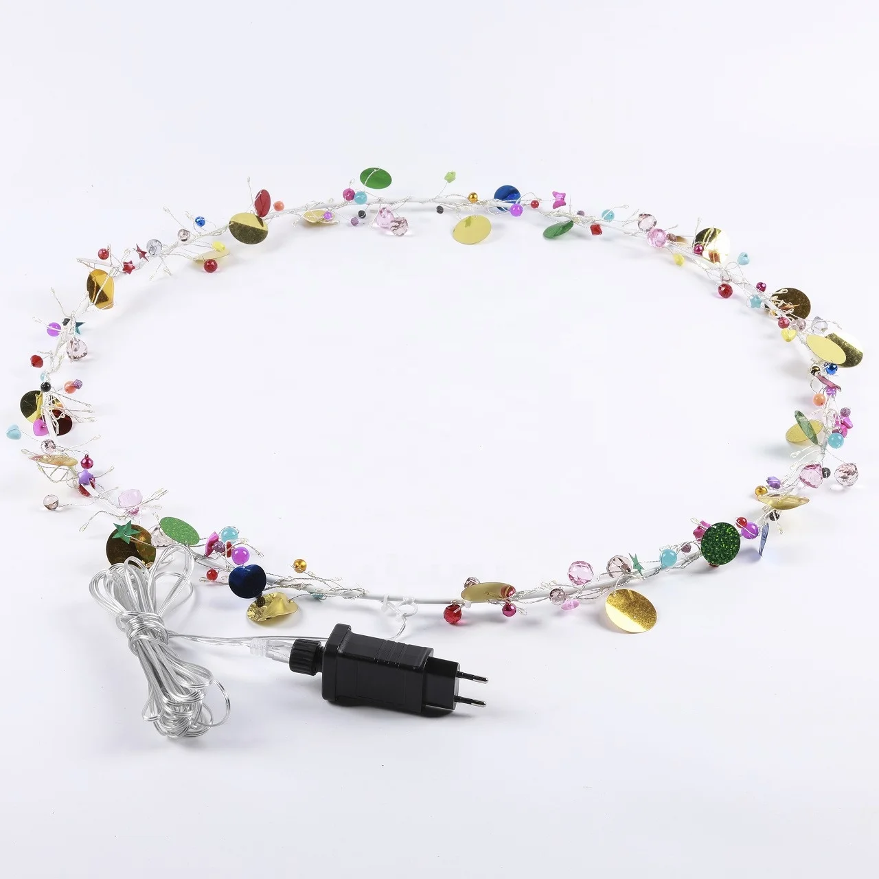 
Curtain String Holiday Lighting Christmas Garden Ring Light String Outdoor 