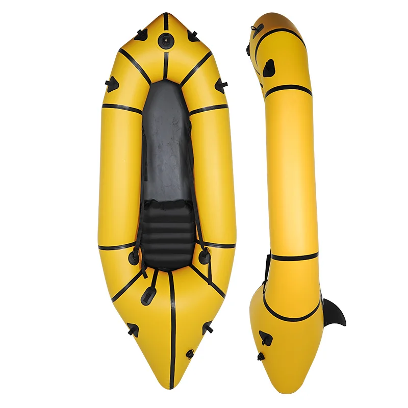 Lightweight TPU Packraft 210D Floor OEM 235cm Inflatable Packraft