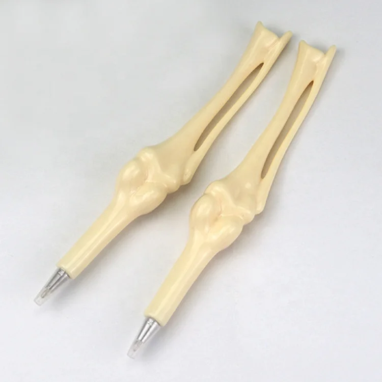 Medical finger spine tibia fibula shaped ballpoint pen bone ball pen