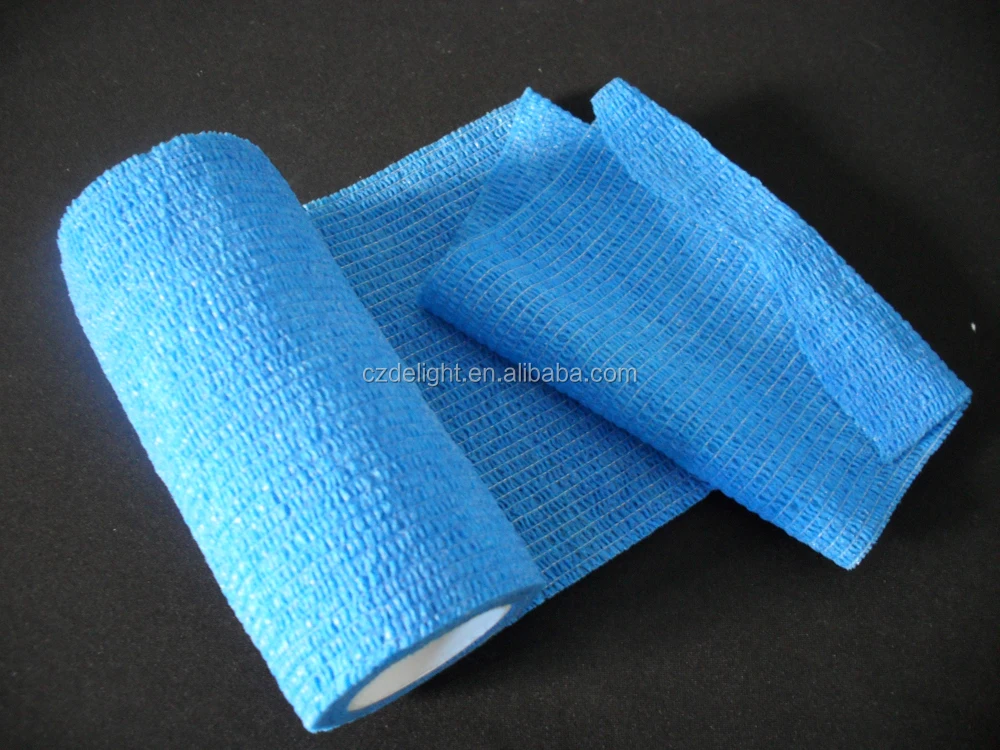 DL Custom Colored Sports Thumb Finger Cotton Self-adhesive Weightlifting Sport Strapping Tape Kinesiology Cohesive Bandage