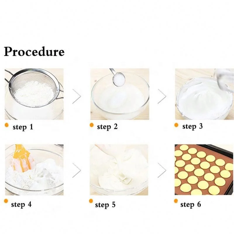 Factory Wholesale 26*29cm Microwave Safe Silicone Baking Macaron Mat