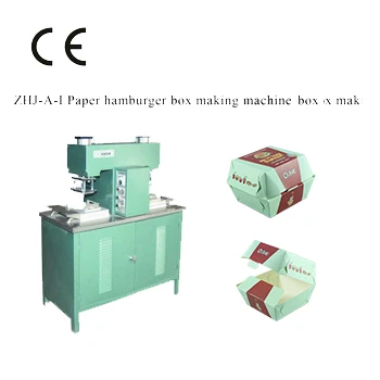 Semi-automatic paper lunch box making machine meal box machine food box machine