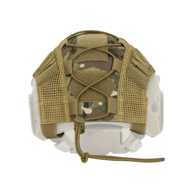 Fast Tactical Helmet Cover CP Camouflage Helmet Cloth Outdoor Camouflage Elastic Rope Helmet Cover