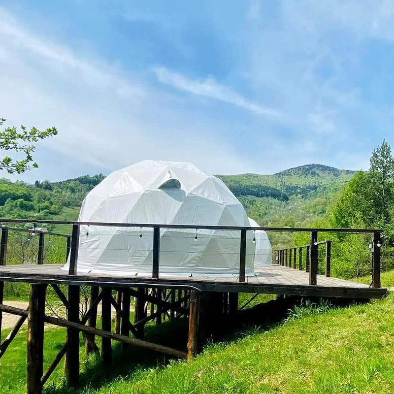 Resort Waterproof Pvc Dome Tent Igloo Double-coated Pvc Fabric Easy Assembly Shelter Dome