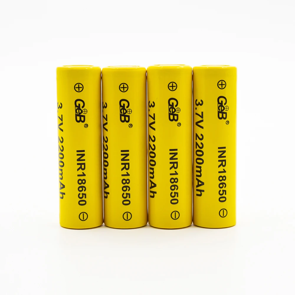 Cylindrical GEB 18650  Electric Bicycle Battery cell Deep Cycle Lifepo4 Lithium Battery