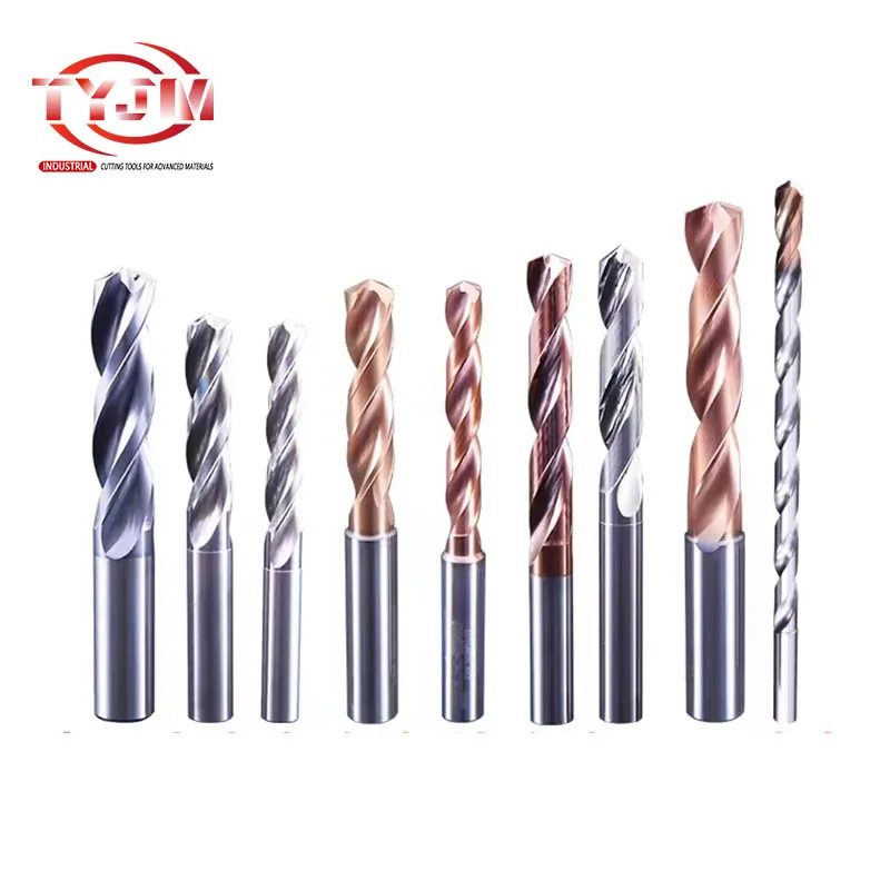 Solid carbide drill bits Without Coolant engineered for efficient CNC metalworking and 3D drilling operations drill bitsHRC60/65